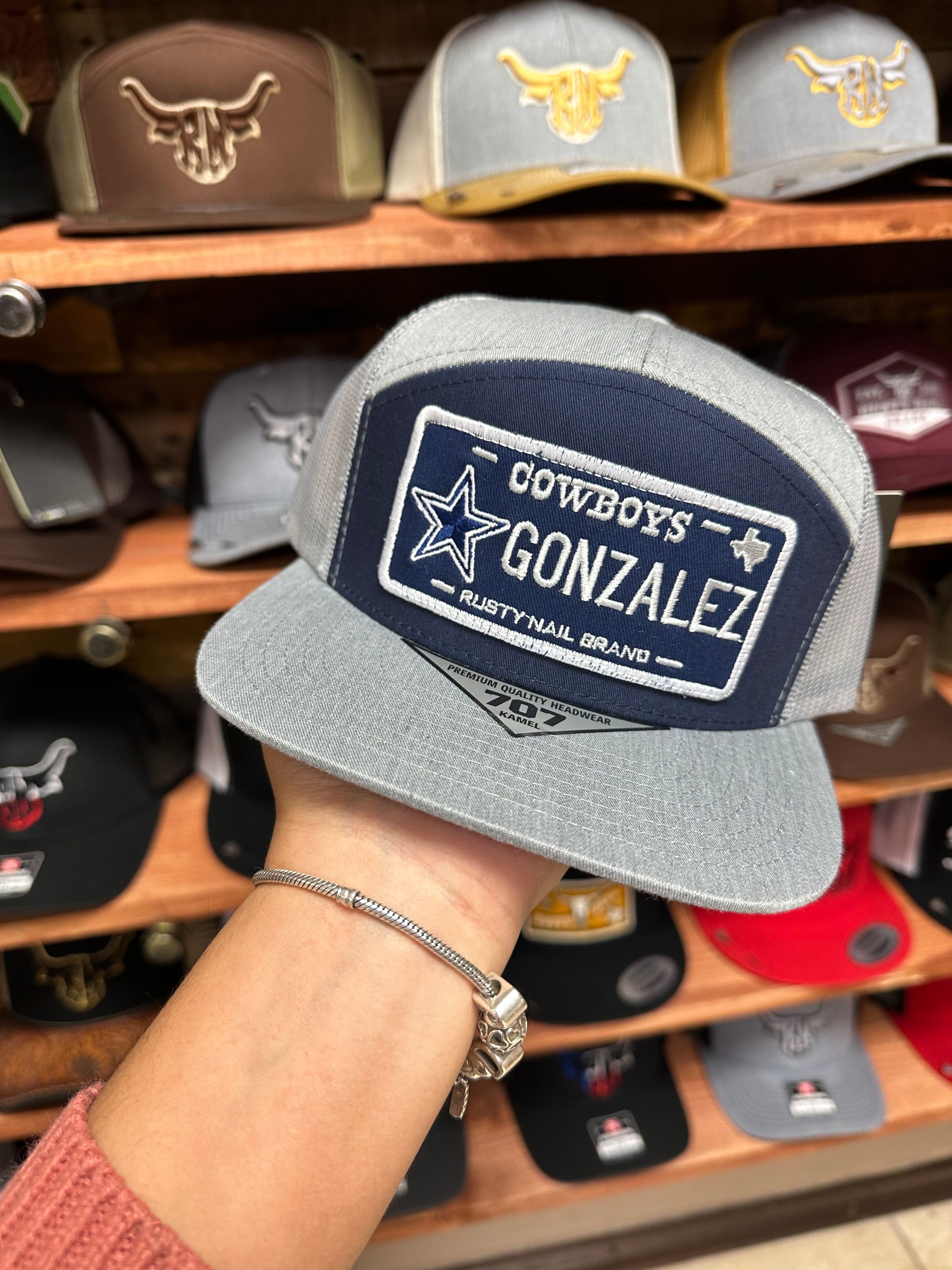 Dallas Cowboys Custom Plate Flat 7-Panel 2