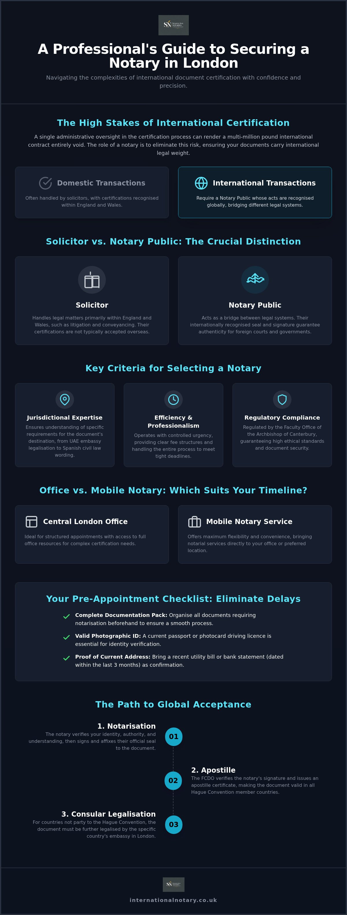 Finding a notary in london