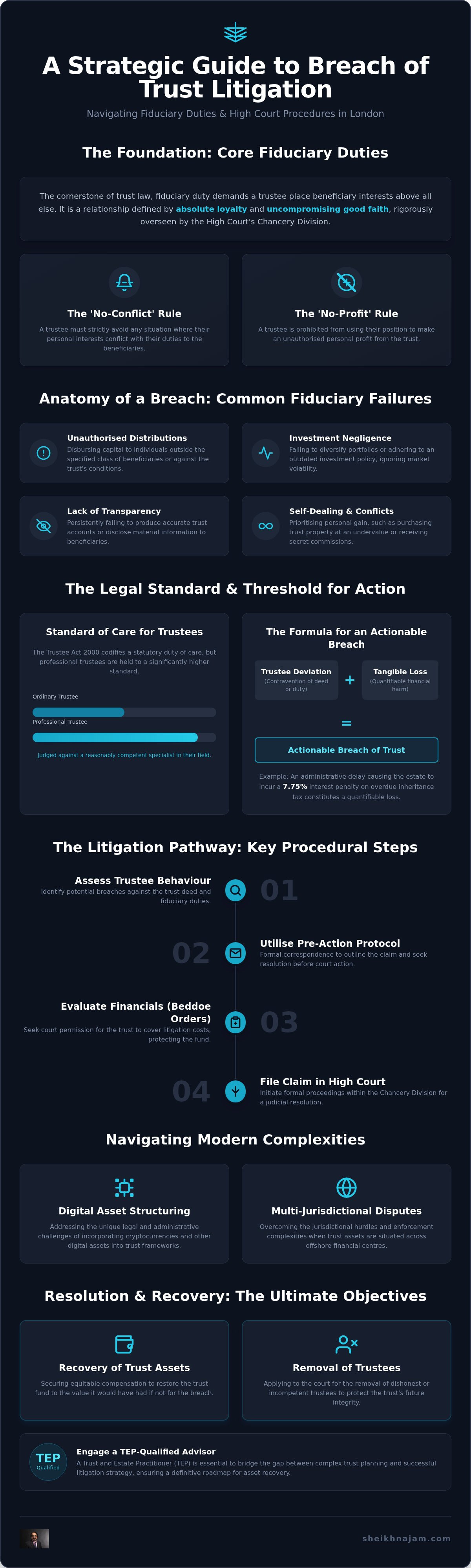 Breach of trust litigation London