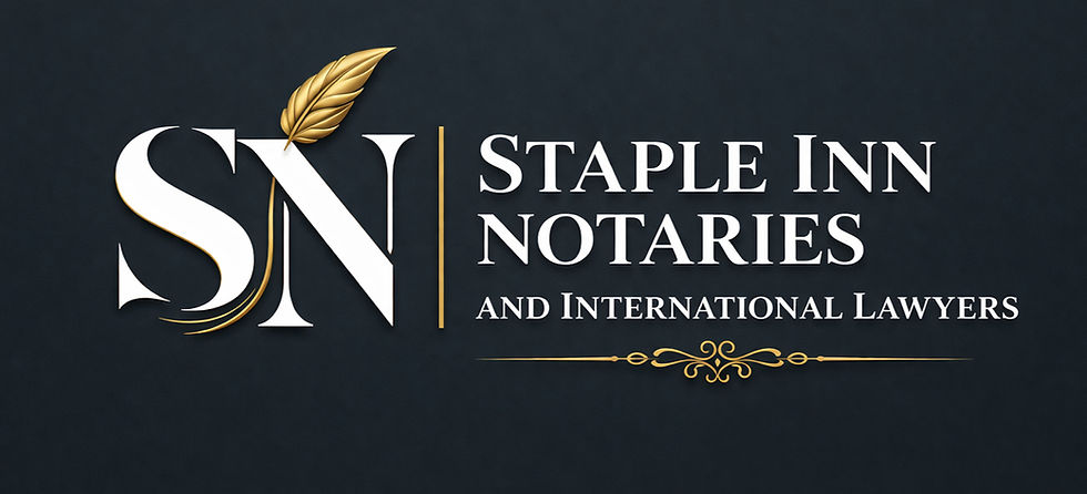 Staple Inn Notaries logo