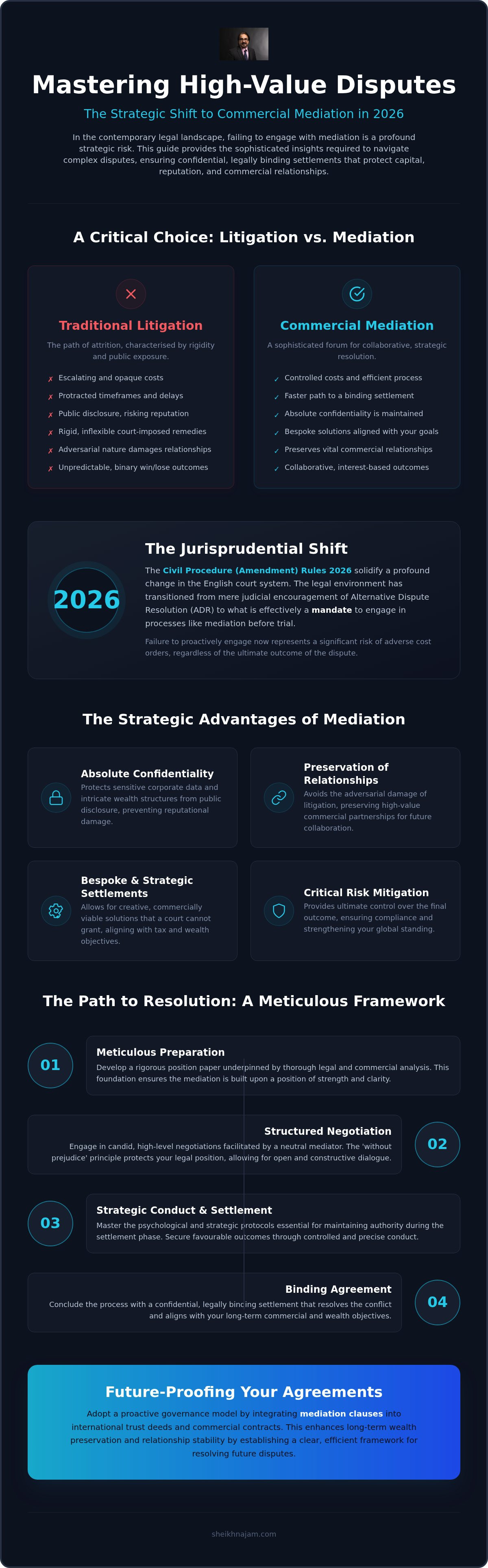 Commercial mediation services