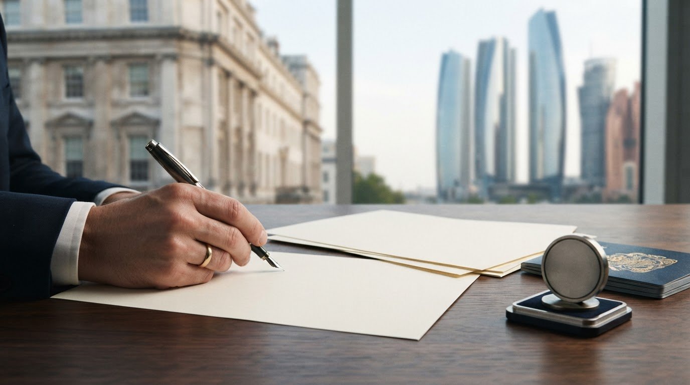 Notary for Documents to Be Used in the UAE from the UK
