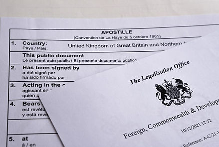 Notary Public Apostille and Legalisation