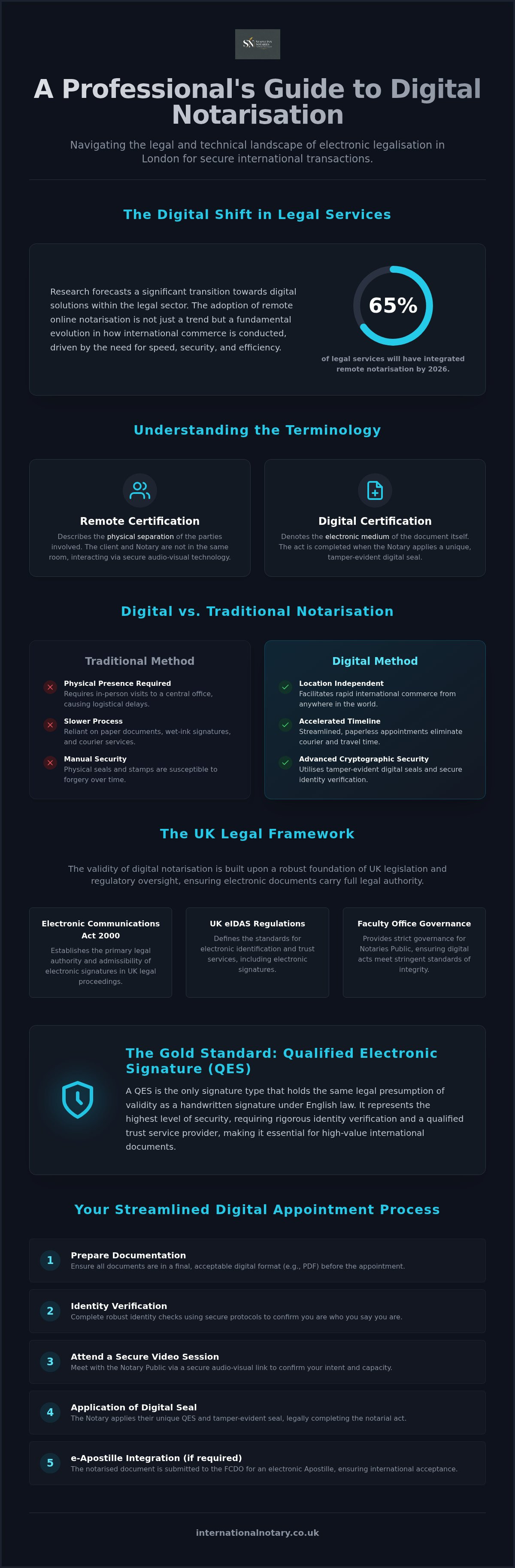 Digital notarisation services London