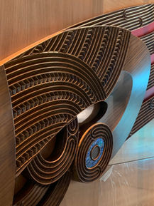 Ngāti Tūwharetoa Atrium Wall Artwork, Taupō (2024)