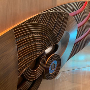Ngāti Tūwharetoa Atrium Wall Artwork, Taupō