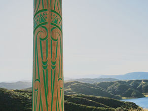 Pou at Parangarahu Lakes, Wellington