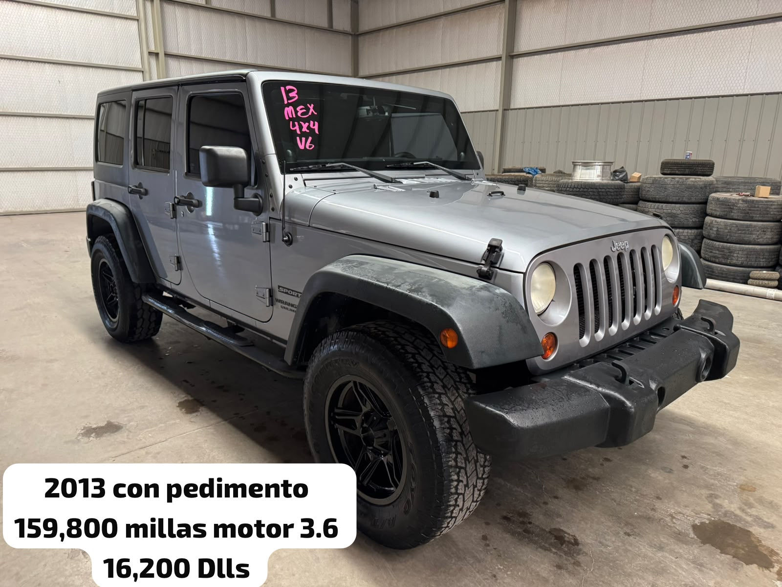 2013 Jeep Wrangler Sport Unlimited V6 4X4