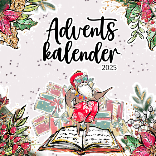 Mini-Adventskalender 2025 Buchliebhaber - Wiederverwendbarer Countdown-Kalender
