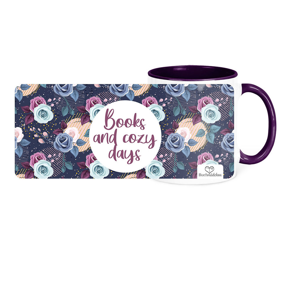 Tasse »Books and cozy days«