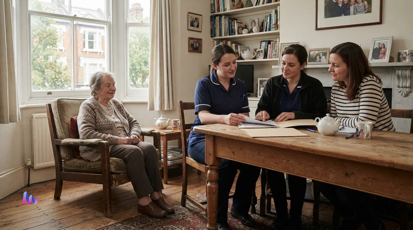 Co-ordinating with GPs and District Nurses in Highgate
