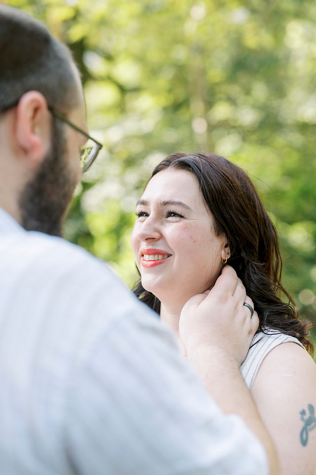 couple smiling