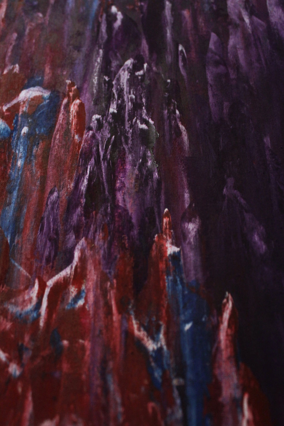 Wo alles zu fliessen begann, 2025, 100x150cm