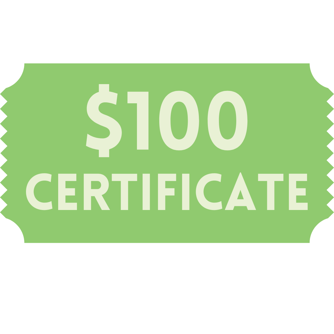$100 Market Gift Certificate