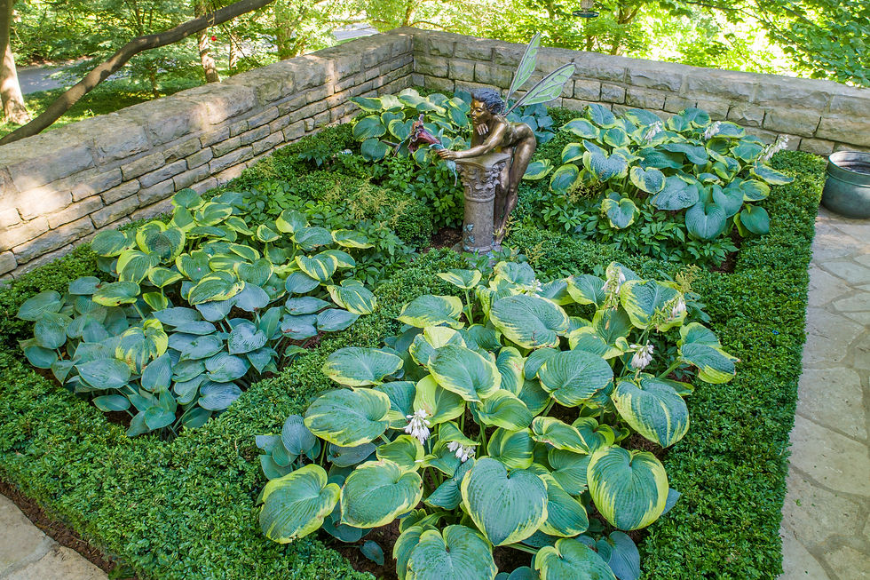 Grandview masonry and garden installation.