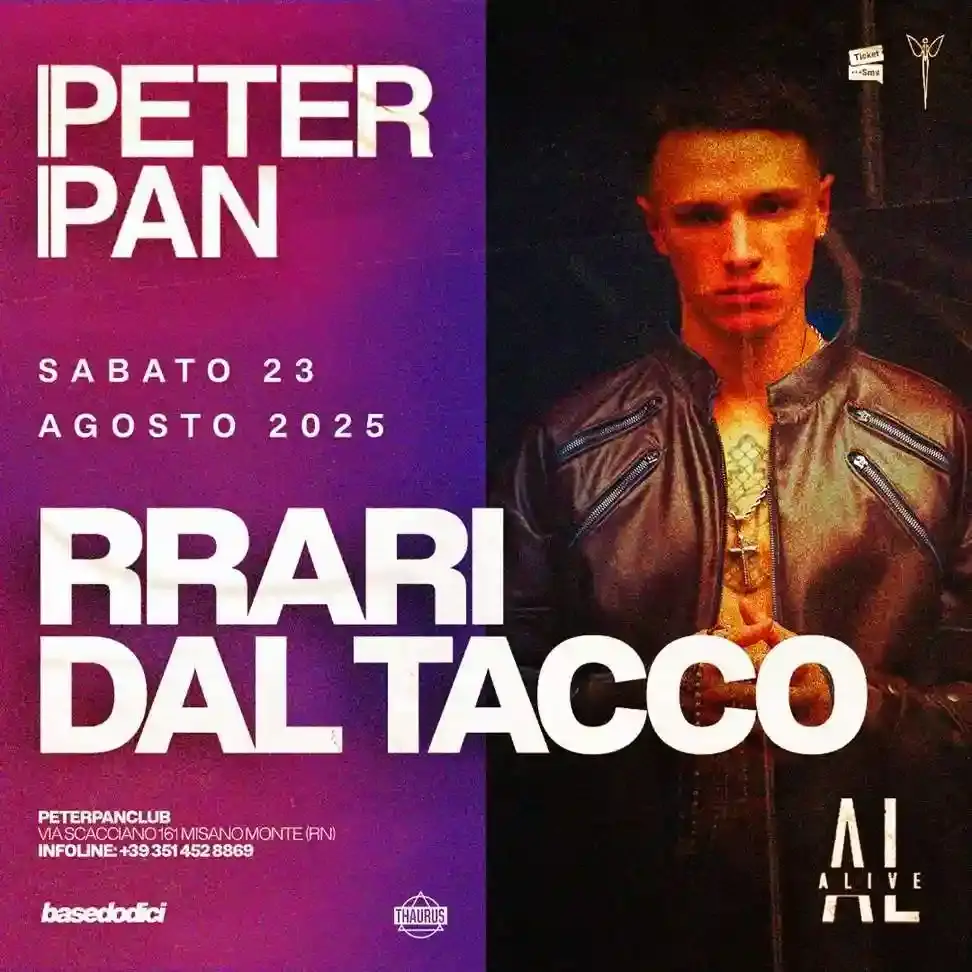 Rrari dal Tacco Peter Pan Riccione 23.08.25