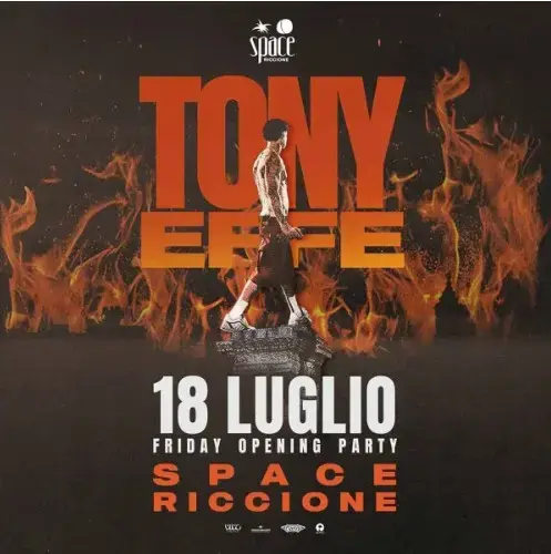 (RD) Vip Pass Tony Effe Space Riccione