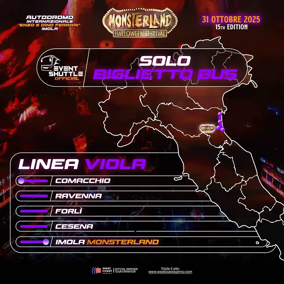 Linea Viola - Navette Monsterland Imola