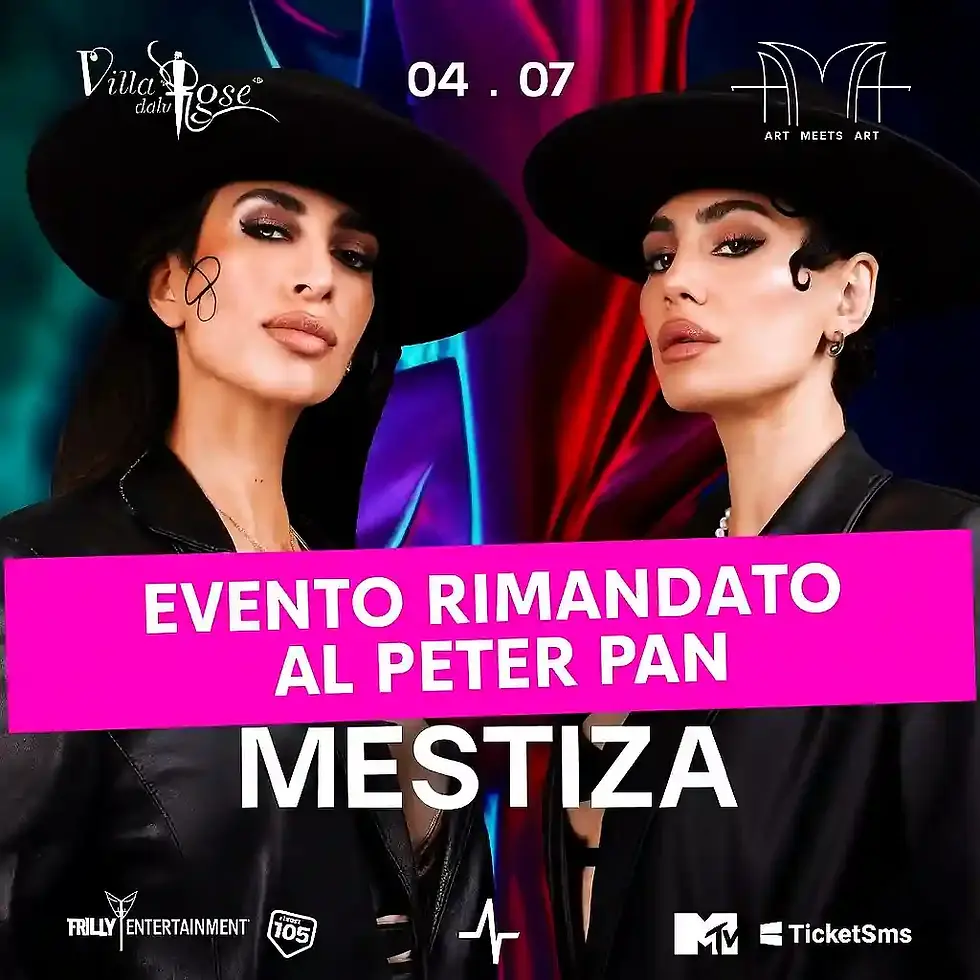 Venerdi Mestiza Villa delle Rose Riccione 04.07.25