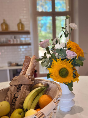 køkkenet på Villa Marguerite