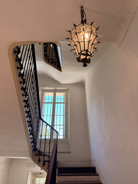 the stairwell at THE VILLA MARGUERITE