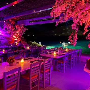 location son mykonos, location éclairage