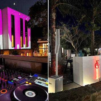 location de son mykonos, services de dj de mariage, location de matériel de dj