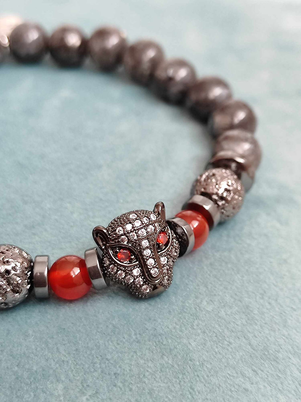 Thumbnail: "Panther Protection and Relaxation" Bracelet
