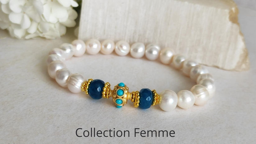bracelet pierres naturelles femme
