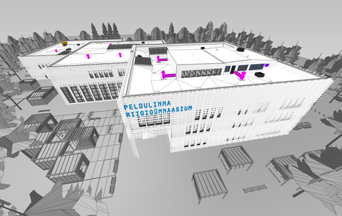PRG Tallinna Pelgulinna riigigümnaasiumi ehitusprojekt, gümnaasium, BIMest, BIM juhtimine, BIM koordineerimine, BIM manager, BIM coordinator, BIM