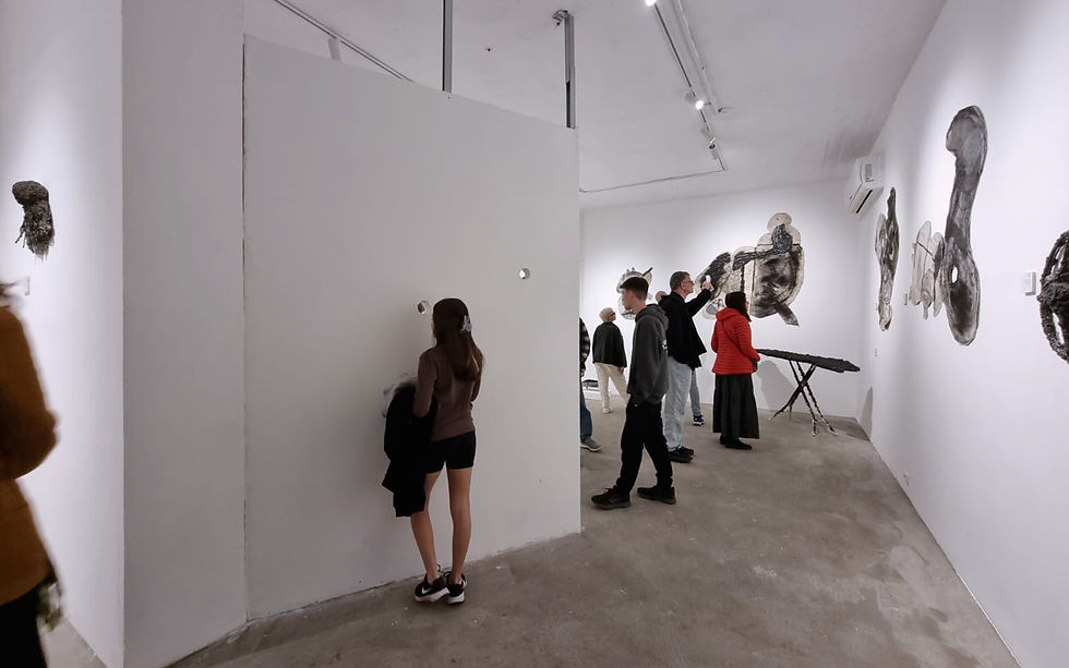 White Lies, March 2024. Curator: Orly Baher Levy. Installation view