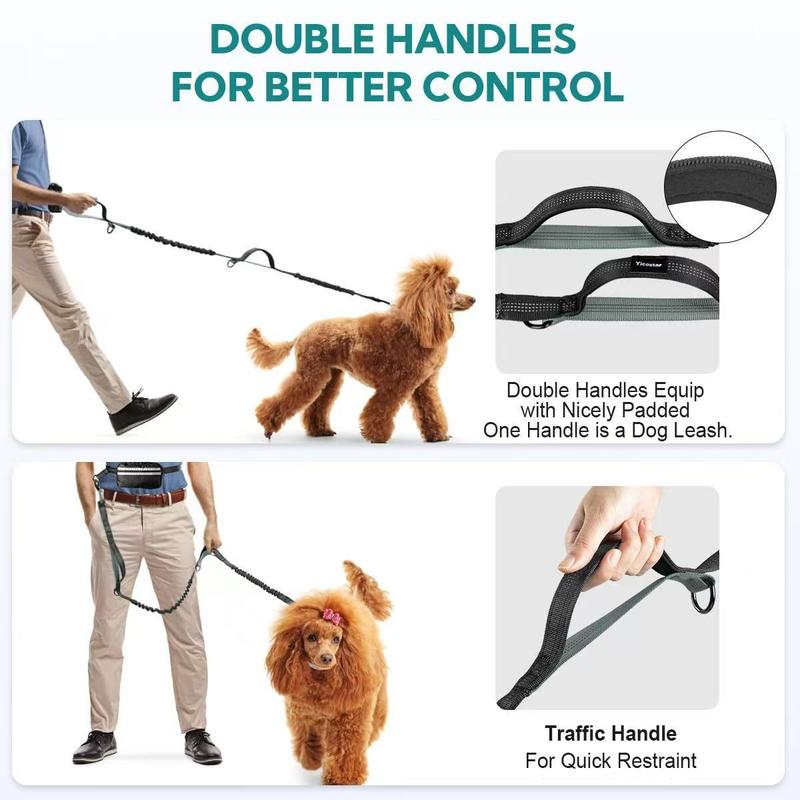 Thumbnail: Hands Free Dog Leash with Pouch