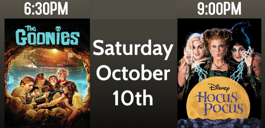 Drive-In Movie: SATURDAY, OCTOBER 10, 2026