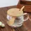 Thumbnail: Borosilicate Glass Teacup w/ bamboo lid & spoon 10oz