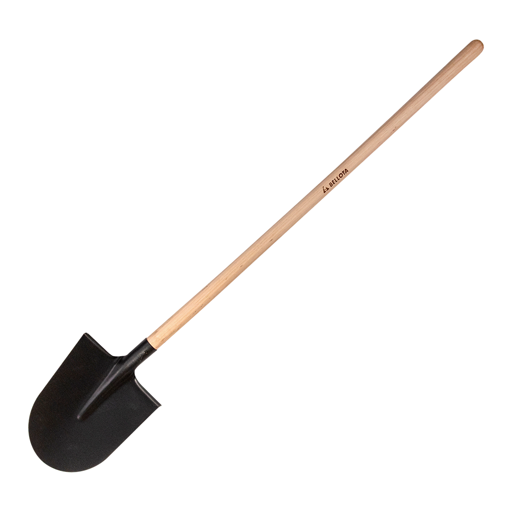 Lopata rotunda cu maner lung