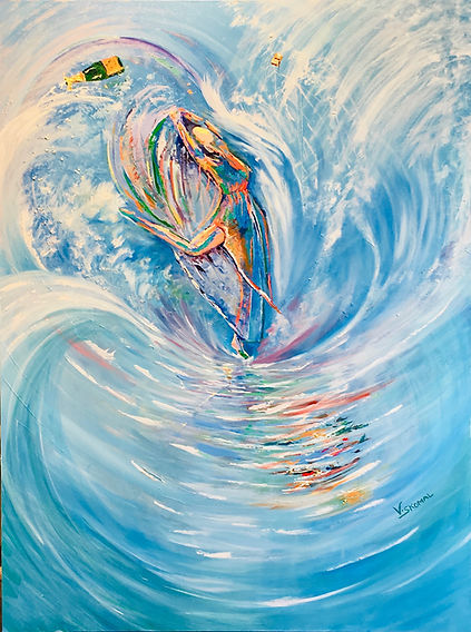 dancers, waves