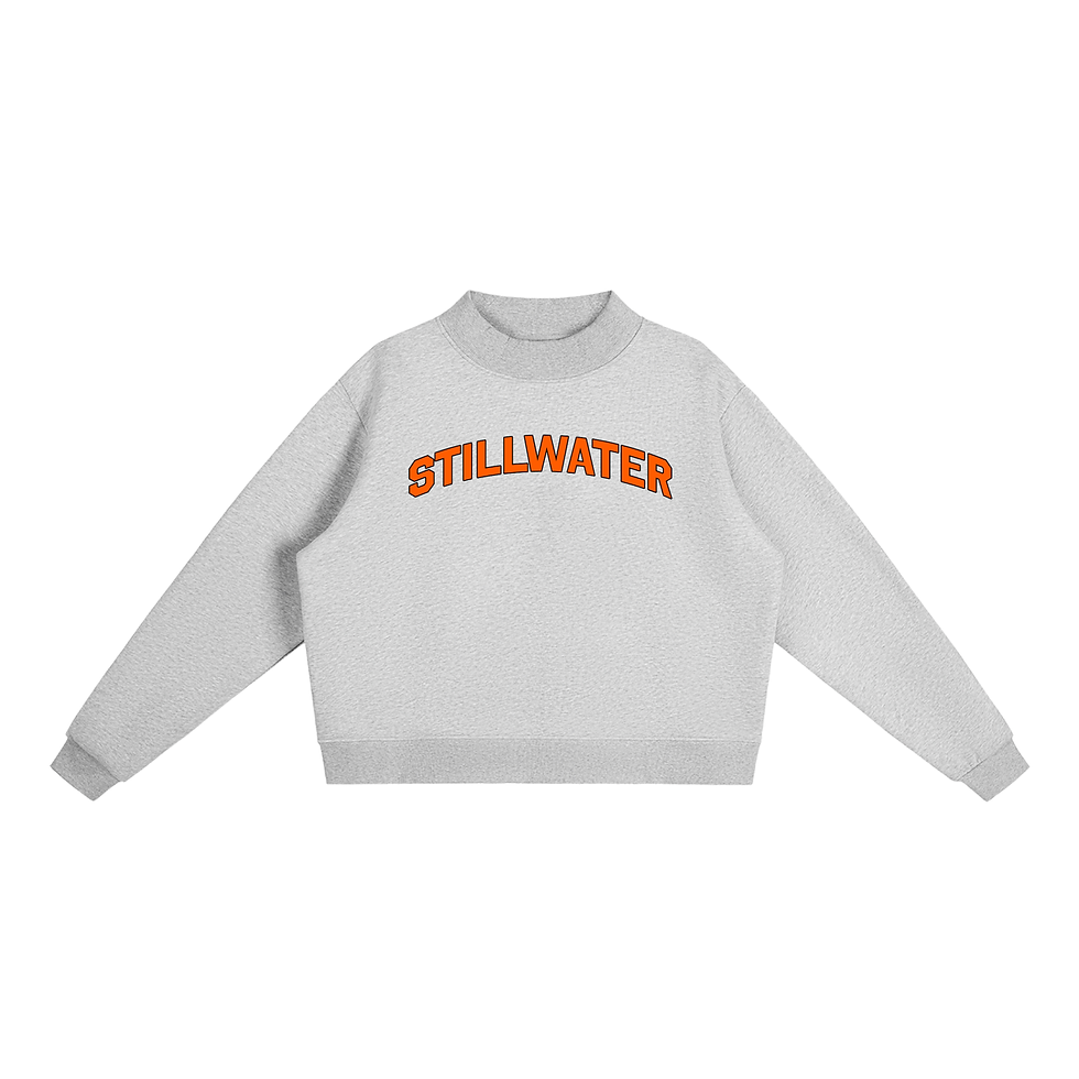 Thumbnail: StillwaterFleece Mock-Neck Crew Sweatshirt