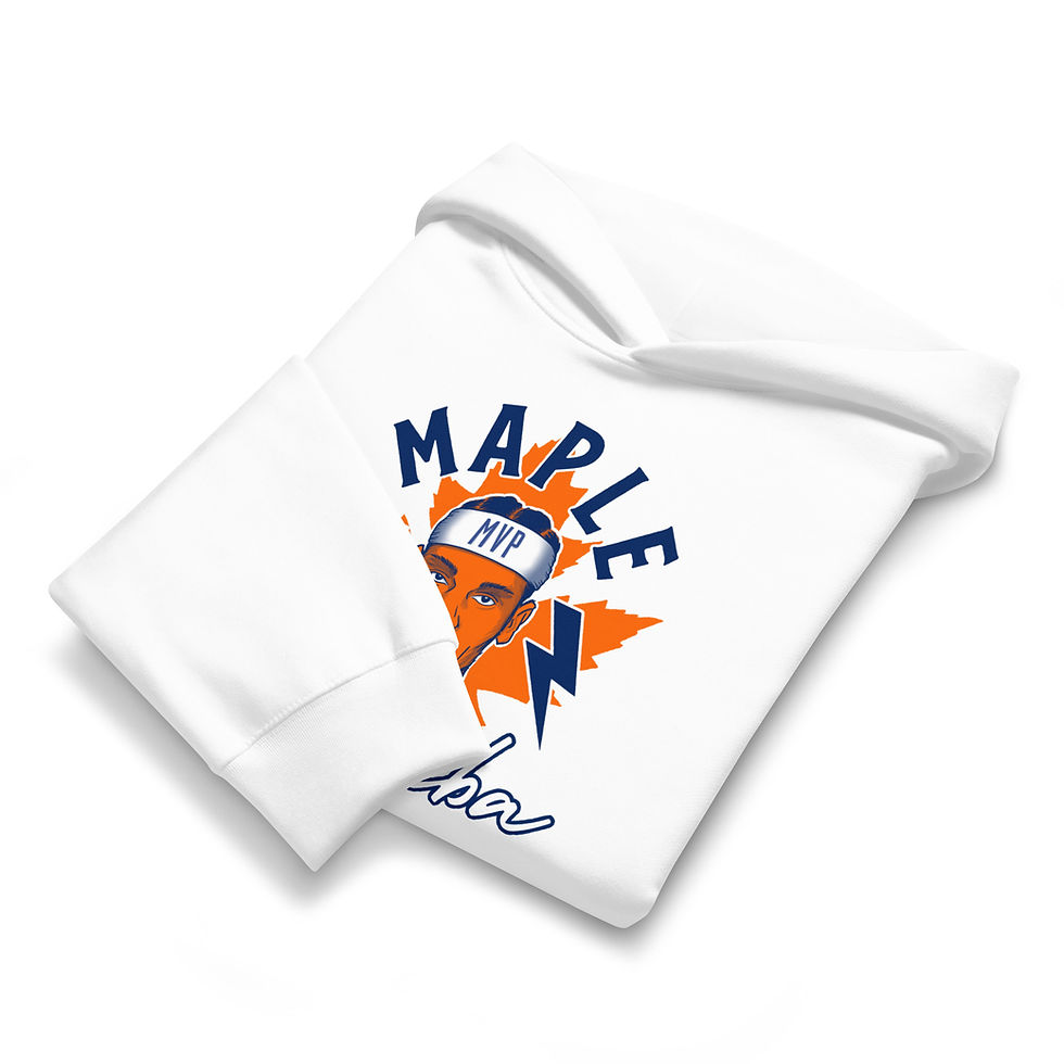 Thumbnail: Maple Mamba SGA OKC Thunder Basketball Oversized heavyweight hoodie