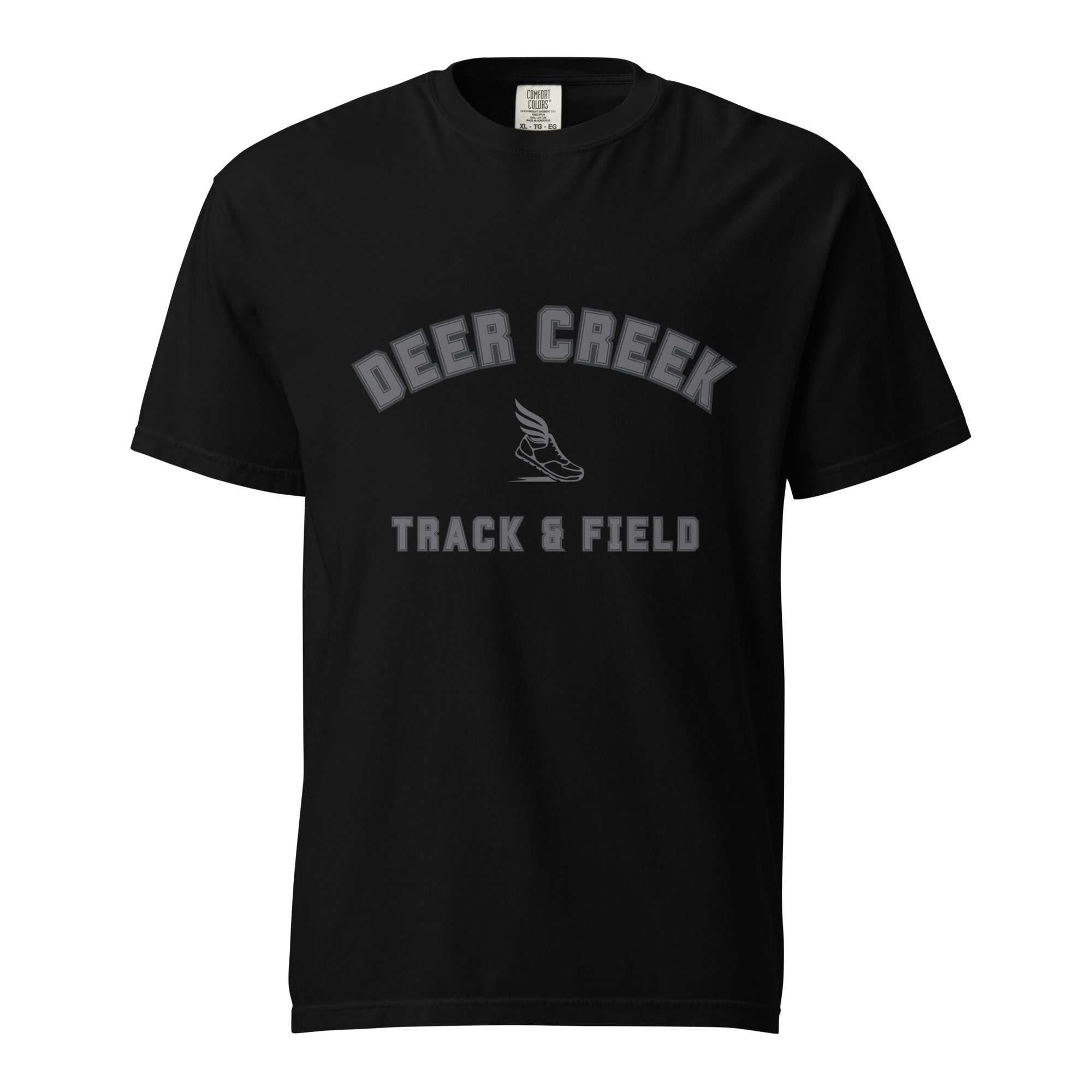 Deer Creek Track & Field Unisex garment-dyed heavyweight t-shirt