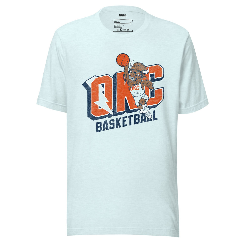 Thumbnail: Storm City OKC Basketball Unisex t-shirt