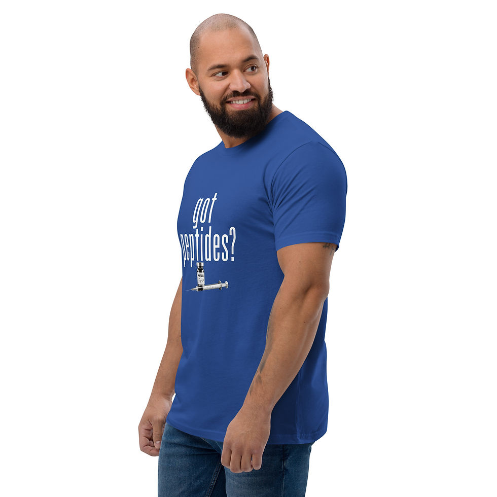Thumbnail: GOT PEPTIDES? Men's Fitted Short Sleeve T-shirt