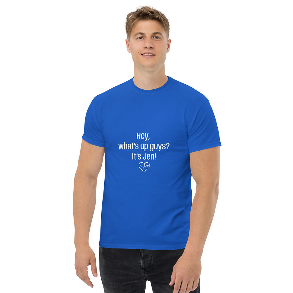 Thumbnail: Hey, what's up guys? It's Jen! - THICC Muscle™ - Men's classic tee