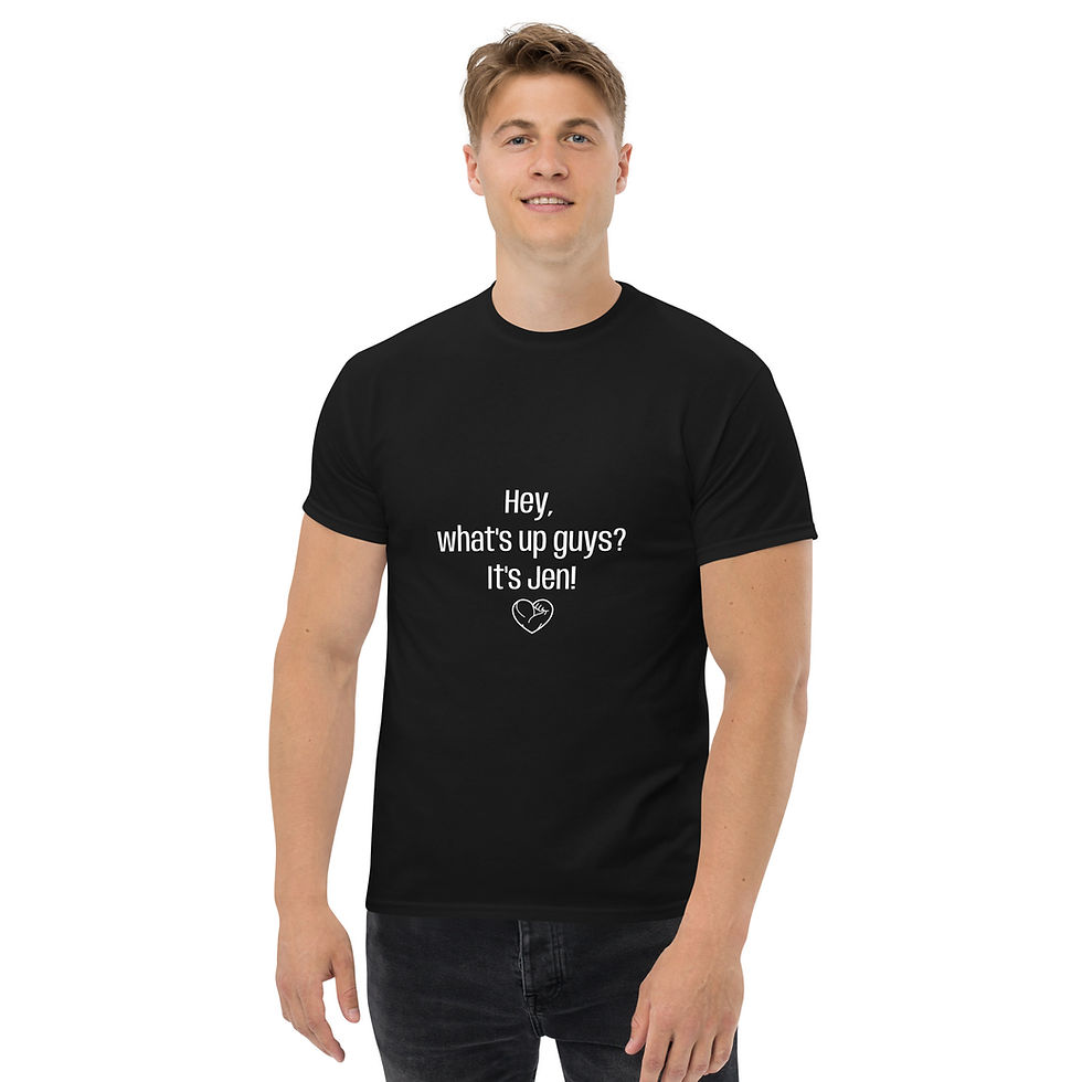 Thumbnail: Hey, what's up guys? It's Jen! - THICC Muscle™ - Men's classic tee