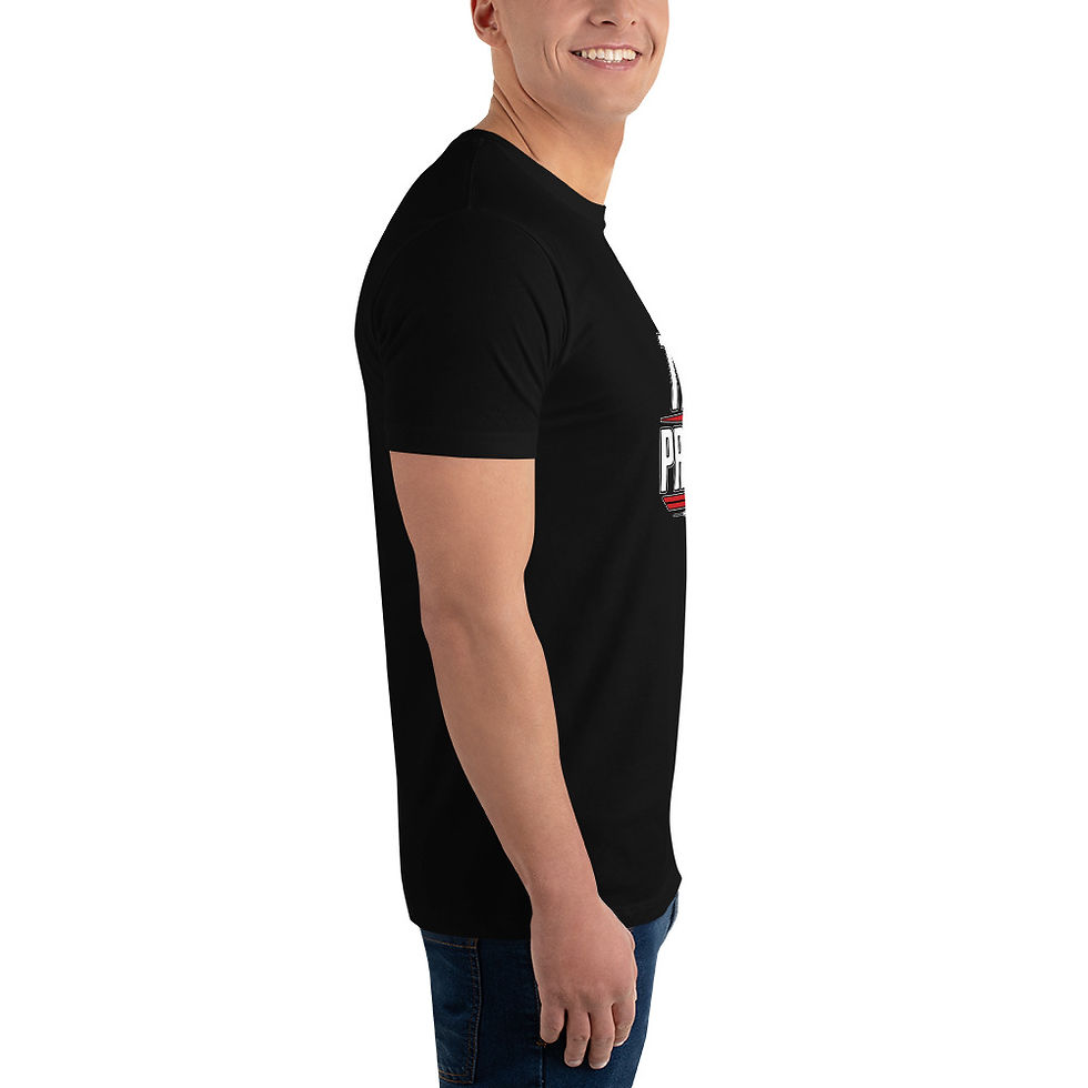 Thumbnail: TRUST THE PROTOCOL Men's Fitted Short Sleeve T-shirt