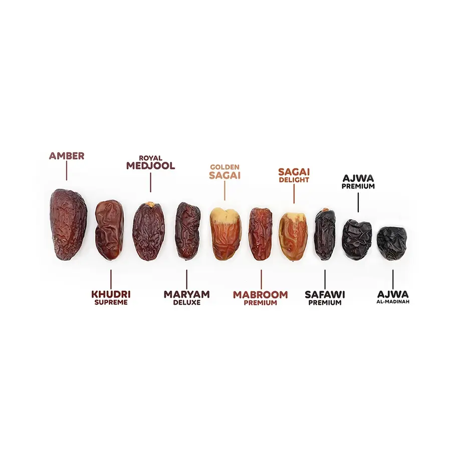 Ajwa Al Madinah dates soft, chewy, mildly sweet, and rich in antioxidants.