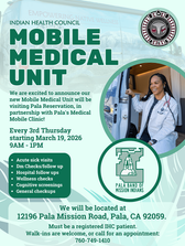 Mobile Medical Unit is coming to PALA!