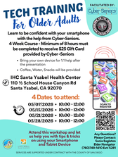 Tech Training for Older Adults
