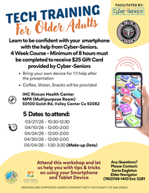 Tech Training for Older Adults