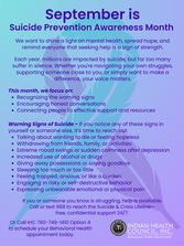 Suicide Prevention Month