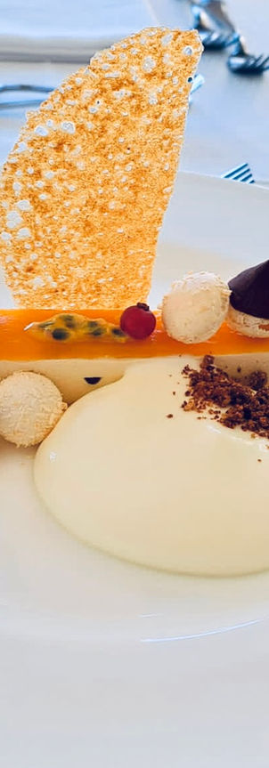 Cappuccino Passionsfrucht Dessert